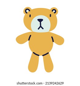 Teddy. Hand Drawn Doodle Kid Stuff Icon.