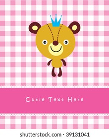 teddy prince greeting card