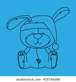 teddy sleeping design 