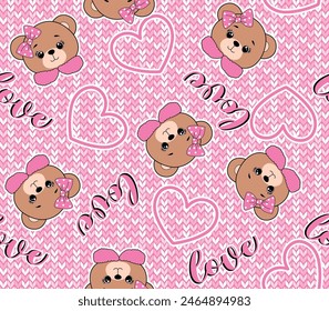 teddy texture cute love weave girl