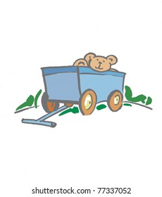 Teddy in a Truck