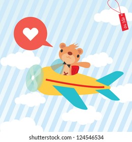 teddy valentine plane