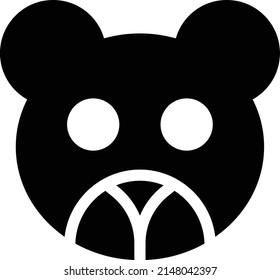 teddy Vector illustration on a transparent background. Premium quality symbols. Glyphs  vector icon for concept and graphic design.