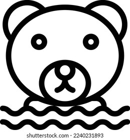teddy Vector illustration on a transparent background. Premium quality symmbols. Thin line vector icons for concept and graphic design.