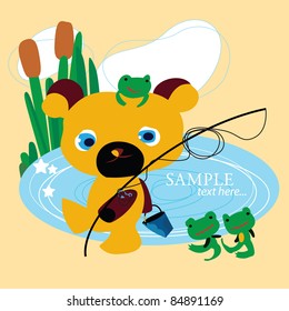  teddy-bear go fishing