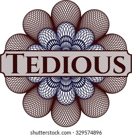 Tedious abstract linear rosette