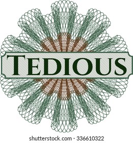 Tedious linear rosette