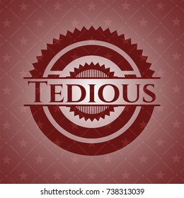 Tedious red emblem