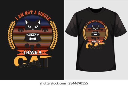 Tee schmückt mit künstlerischem Katzenmotiv, der den Charme und die Gnade unserer geliebten Gefährten einfangen lässt.