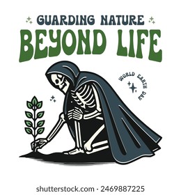 Tee gráfico, Protegiendo la naturaleza más allá de la vida