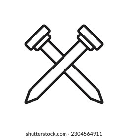 Tee Outline Icon Vector Illustration