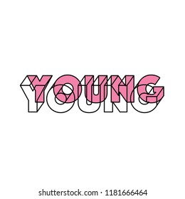 tee print design with slogan