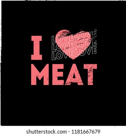 tee print design with slogan