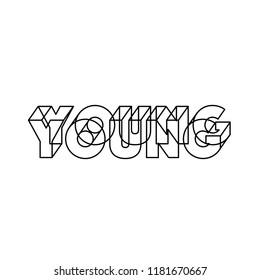 tee print design with slogan
