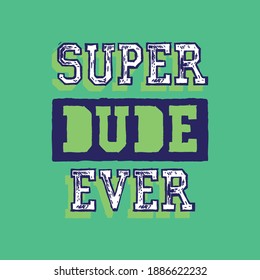 tee print design with typo for kids