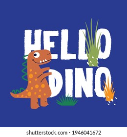 tee print design as vector with drawing cartoon drawing