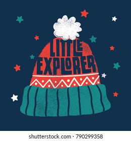 tee print design as vector for kids fashion