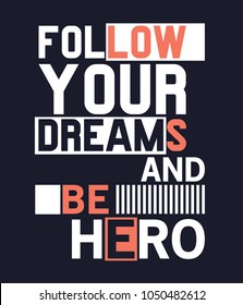 tee print design as vector with typo