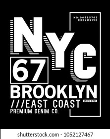 tee print vector design with typo