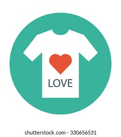 
Tee Shirt Colored Vector Illustration
