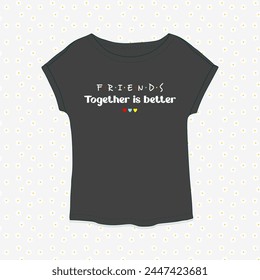 Tee Shirt graphic design. Suitable for clothing printing business. Stylish t-shirt and apparel design. Ready to print vector. 
