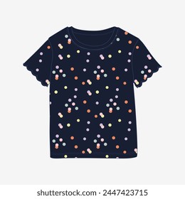 Tee Shirt graphic design. Suitable for clothing printing business. Stylish t-shirt and apparel design. Ready to print vector. 