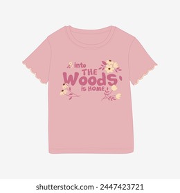 Tee Shirt graphic design. Suitable for clothing printing business. Stylish t-shirt and apparel design. Ready to print vector. 