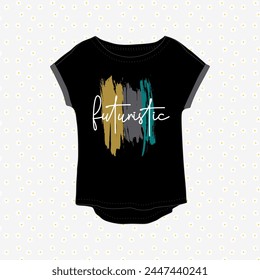 Tee Shirt graphic design. Suitable for clothing printing business. Stylish t-shirt and apparel design. Ready to print vector. 