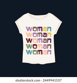 Tee Shirt graphic design. Suitable for clothing printing business. Stylish t-shirt and apparel design. Ready to print vector. 