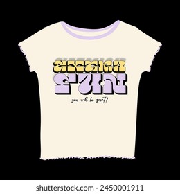 Tee Shirt graphic design. Suitable for clothing printing business. Stylish t-shirt and apparel design. Ready to print vector. 