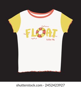 Tee Shirt graphic design. Suitable for clothing printing business. Stylish t-shirt and apparel design. Ready to print vector. 