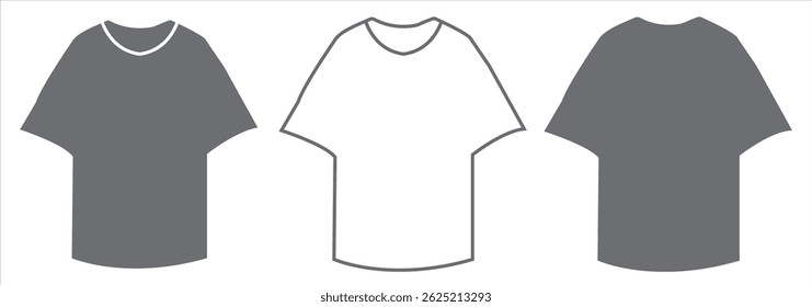 tee shirt icon vector eps 10