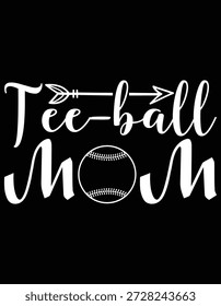 Tee-Ball Mutter ist beste Mutter für immer Leben