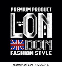 Tee,element,Retro,images london typography vector illustration art for t shirt