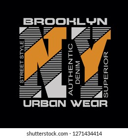 Tee,element,vintage,images, new york,brooklyn typography vector illustration art for t shirt