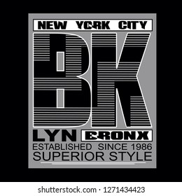 Tee,element,vintage,images, new york,brooklyn typography vector illustration art for t shirt