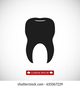 teeht icon, vector best flat icon, EPS