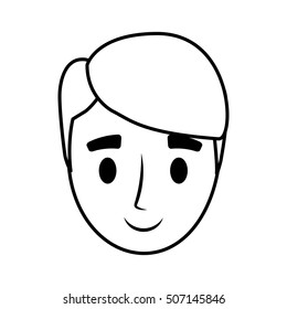 teen boy character avatar vector illustration design