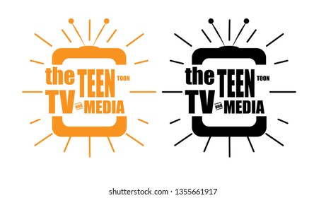 the teen toon TV and media logo icon or sign for cartoon channel