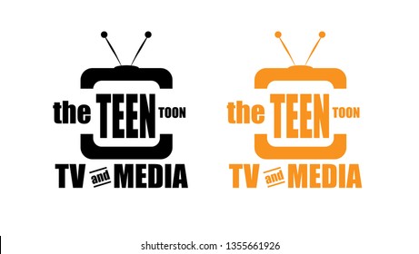 the teen toon TV and media logo icon or sign for cartoon channel