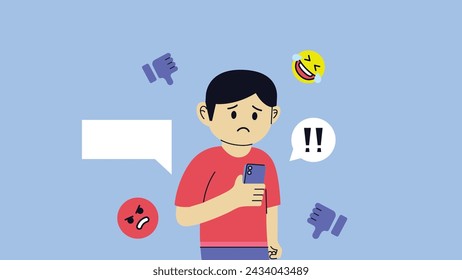 Teenage Boy Got Cyberbullied on His Mobile Phone