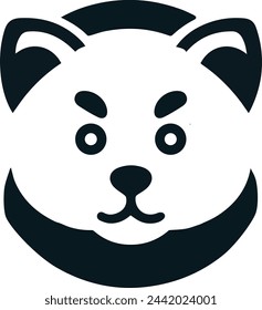 the teenage panda head logo is so cute