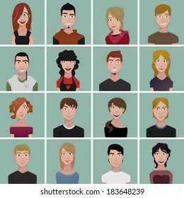 Teenager Avatars