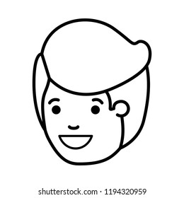 teenager boy head avatar character