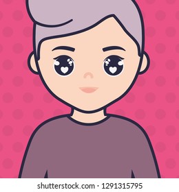 teenager boy young character