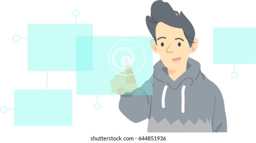 TEENAGER DIGITAL INTERFACE