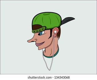 Teenager, head, person, part of a body, look,