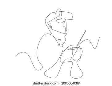 a teenager playing games with real virtual glasses