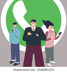 Teenager texting on smartphone excited facial expression