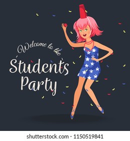 Teenager wile away time at knees-up